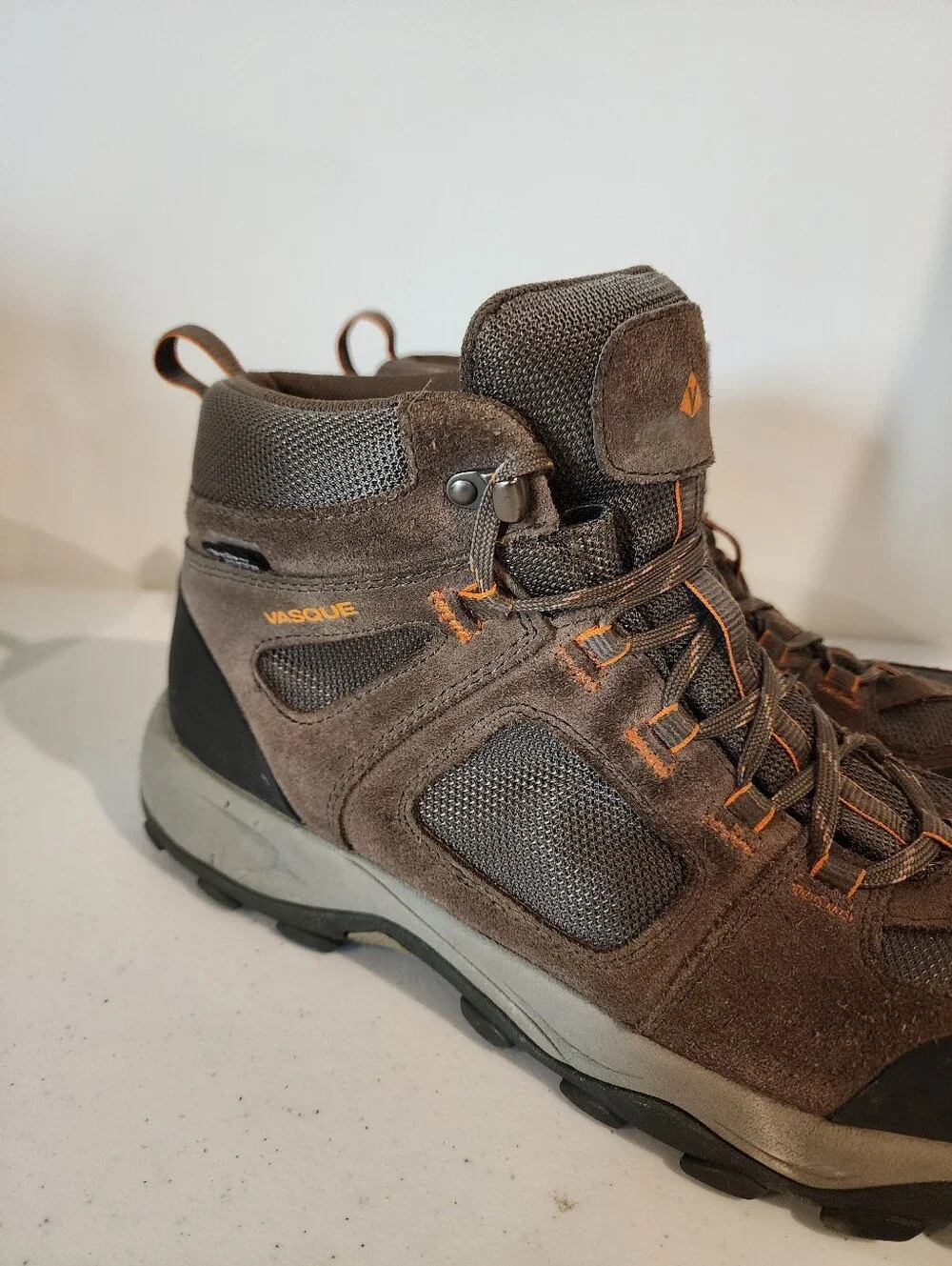 Vasque Boots Breeze 2.0 Mid GTX Brown Leather Gore Tex Hiking Men’s Size 11.5 M